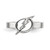 LogoArt Tampa Bay Lightning Toe Ring - Sterling Silver Rhodium-Plated, 2 mm - View 4