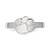 LogoArt Clemson University Toe Ring - Sterling Silver Rhodium-Plated Tiger Paw, 2 mm - View 4