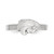 LogoArt Kansas State University Toe Ring - Sterling Silver Rhodium-Plated Wildcat, 2 mm - View 4