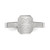 LogoArt North Carolina State University Toe Ring - Sterling Silver Rhodium-Plated N-C-S, 2 mm - View 4