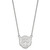 LogoArt Baylor University Necklace - Sterling Silver Rhodium-Plated Large Pendant 18 Inch - View 2