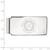 LogoArt Syracuse University Money Clip - Sterling Silver Rhodium-Plated Crest - View 2