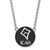 LogoArt Kappa Alpha Theta Necklace - Sterling Silver Rhodium-Plated Sorority Symbol Large Color Enamel Pendant 18 Inch - SS043KAT-18