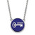 LogoArt Kappa Kappa Gamma Necklace - Sterling Silver Rhodium-Plated Sorority Symbol Large Color Enamel Pendant 18 Inch - SS043KKG-18