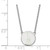 LogoArt Alpha Epsilon Phi Necklace - Sterling Silver Rhodium-Plated Sorority Symbol Large Color Enamel Pendant 18 Inch - View 2