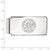 LogoArt University of Nebraska Money Clip - Sterling Silver Rhodium-Plated Crest - View 2