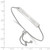 LogoArt Texas Christian University Bracelet - Sterling Silver Rhodium-Plated Horned Frogs Small Bar Adjustable 9 Inch - View 3