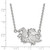 LogoArt University of South Carolina Necklace - Sterling Silver Rhodium-Plated Gamecock Large Pendant 18 Inch - View 2
