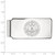 LogoArt Georgia Institute of Technology Money Clip - Sterling Silver Rhodium-Plated Crest - View 2