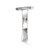 LogoArt University of Oklahoma Toe Ring - Sterling Silver Rhodium-Plated O-U, 2 mm - View 3