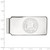 LogoArt University of North Carolina Money Clip - Sterling Silver Rhodium-Plated Crest - View 2