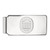 LogoArt University of Mississippi Money Clip - Sterling Silver Rhodium-Plated 1848 Crest