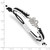 LogoArt Florida State University Bracelet - Stainless Steel F-S Adjustable Cord - View 2
