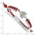 LogoArt Ohio State University Bracelet - Stainless Steel The Adjustable Cord - View 2