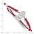 LogoArt University of Georgia Bracelet - Stainless Steel Letter G Adjustable Cord - View 2