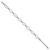 LogoArt Michigan State University Bracelet - Stainless Steel Letter S Links 7 Inch with 1.5 Inch Extender - View 2
