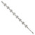 LogoArt Ohio State University Bracelet - Stainless Steel The Logo Link 7 Inch with 1.5 Inch Extender - View 2