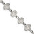 Stainless Steel LogoArt Penn State University Lion Link 6.75 Inch Bracelet with 1.5 Inch Extender