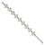 LogoArt University of Florida Bracelet - Stainless Steel Gator Link 7 Inch with 1.5 Inch Extender - View 2