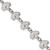 LogoArt University of Iowa Bracelet - Stainless Steel Hawk Links 7 Inch with 1.5 Inch Extender