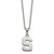 LogoArt Michigan State University Pendant - Stainless Steel Letter S 18 Inch Necklace with 2 Inch Extender