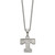LogoArt University of Tennessee Pendant - Stainless Steel Letter T 18 Inch Necklace with 2 Inch Extender