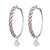 Univ OF Louisville Amped Logo Crystal Earrings