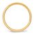 10K Yellow Gold 3 mm Beveled Edge Comfort Fit Wedding Band - View 2