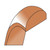10K Rose Gold 2 mm Lightweight Half Round Wedding Band - View 3