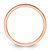10K Rose Gold 1.2 mm Flat Polished Stackable Band Ring - View 2