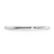 Rhodium-Plated 10K White Gold 1.2 mm Flat Polished Stackable Band Ring - View 3