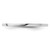 Rhodium-Plated 10K White Gold 1.2 mm Flat Polished Stackable Band Ring - View 4