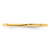 10K Yellow Gold 1.2 mm Flat Polished Stackable Band Ring - View 4