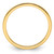 10K Yellow Gold 1.2 mm Beaded Stackable Band Ring - View 2