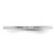 Rhodium-Plated 10K White Gold 1.2 mm Criss-Cross Pattern Stackable Band Ring - View 4