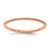 10K Rose Gold 1.2 mm Twisted Wire Pattern Stackable Band Ring