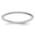 Rhodium-Plated 10K White Gold 1.2 mm Twisted Wire Pattern Stackable Band Ring