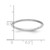 Rhodium-Plated 10K White Gold 1.2 mm Twisted Wire Pattern Stackable Band Ring - View 5