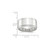 Rhodium-Plated 10K White Gold 10 mm Flat with Step Edge Wedding Band - View 3