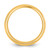 14K Yellow Gold 6.5 mm Bevel Edge Comfort Fit Wedding Band - View 2