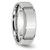 Chisel Cobalt Satin and Polished Beveled Edge 7 mm Wedding Band - View 4