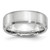 Chisel Cobalt Beveled Edge Satin 7 mm Wedding Band, Brushed