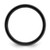 Chisel Cobalt Polished Black Ion-Plated 8 mm Wedding Band, Half Round - View 2