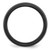 Chisel Ceramic Black 8 mm Brushed and Polished Wedding Band, Domed - View 2