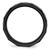 Chisel Ceramic Faceted Black 8 mm Polished Beveled Edge Wedding Band - View 2