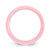 Ceramic Pink Faceted 6 mm Polished Wedding Band - CER20 - View 2