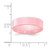 Ceramic Pink Faceted 6 mm Polished Wedding Band - CER20 - View 4