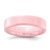Ceramic Pink Faceted 5.5 mm Polished Wedding Band, Flat