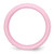 Chisel Ceramic Pink Faceted 7.5 mm Polished Wedding Band - View 2
