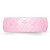 Chisel Ceramic Pink Faceted 7.5 mm Polished Wedding Band - View 3